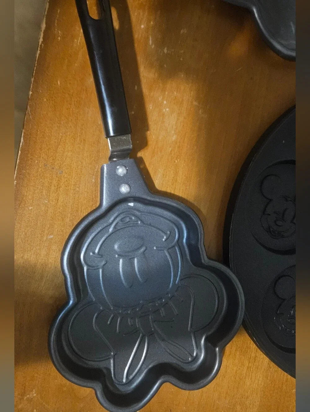 Mickey & Minnie Mouse Nonstick Pancake & Egg Molds - Black
